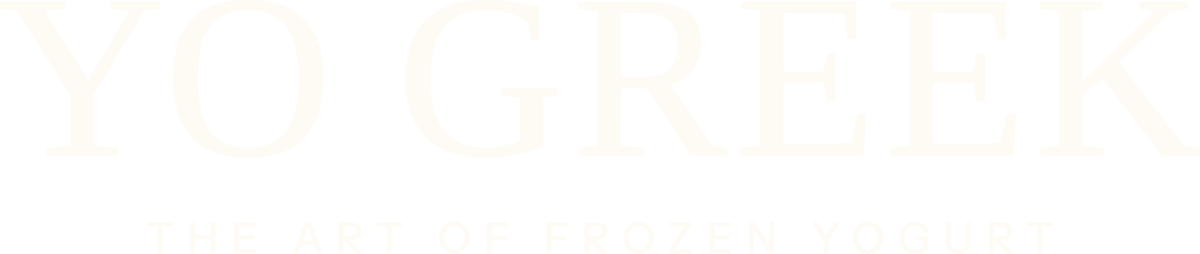 YO GREEK · The art of frozen yogurt